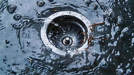 clogged and leaky sink sewer