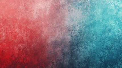 Fototapeta premium Textured Background in Red and Blue Tones