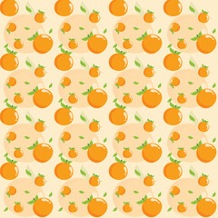 seamless background with oranges