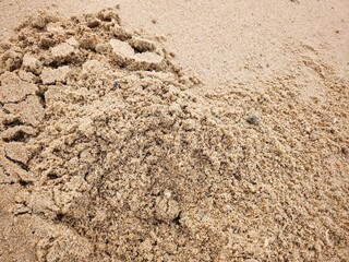 Close up of sand beach