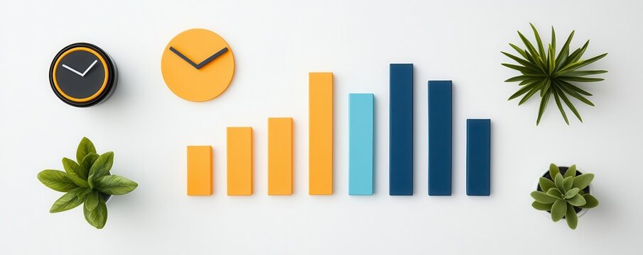 Revenue performance scatter plot by quarter, quarterly revenue performance graph, illustrating revenue distribution across time