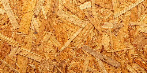 Close-up Brown OSB Board Texture Photography for Interior Design and Construction Projects