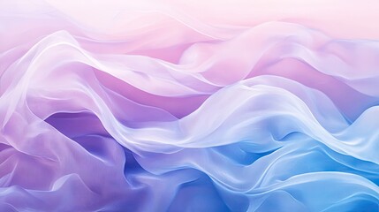 Obraz premium Soft Abstract Waves in Pastel Colors