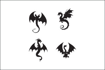 Dragon Silhouette Vector | Mythical Creature SVG | Fire-Breathing Dragon Clipart

Flying Dragon SVG | Fantasy Dragon Silhouette | Medieval Creature Vector

Dragon Head Silhouette SVG | Fierce Dragon V