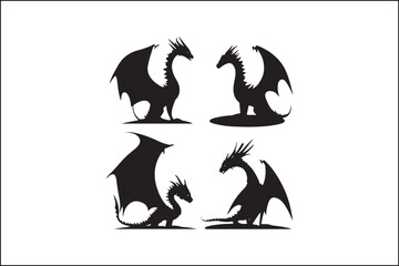 Dragon Silhouette Vector | Mythical Creature SVG | Fire-Breathing Dragon Clipart

Flying Dragon SVG | Fantasy Dragon Silhouette | Medieval Creature Vector

Dragon Head Silhouette SVG | Fierce Dragon V