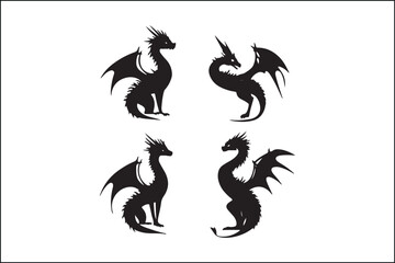 Dragon Silhouette Vector | Mythical Creature SVG | Fire-Breathing Dragon Clipart

Flying Dragon SVG | Fantasy Dragon Silhouette | Medieval Creature Vector

Dragon Head Silhouette SVG | Fierce Dragon V