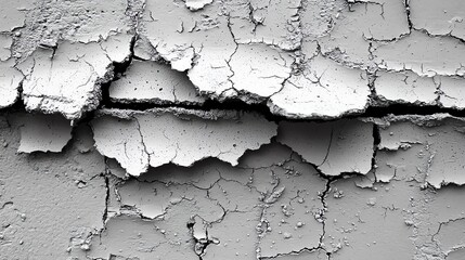 Fototapeta premium Cracked paint texture on surface