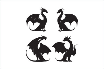 Dragon Silhouette Vector | Mythical Creature SVG | Fire-Breathing Dragon Clipart

Flying Dragon SVG | Fantasy Dragon Silhouette | Medieval Creature Vector

Dragon Head Silhouette SVG | Fierce Dragon V
