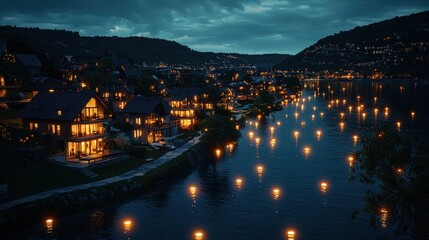 Fototapeta premium Explore How Global Economic Trends Impact Local Communities and Their Development