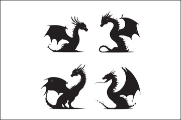 Dragon Silhouette SVG Bundle | Mythical Creature Vector Clipart for Cricut & Crafts

Fantasy Dragon Vector Set | Tribal & Flying Dragon Silhouettes | Digital Download

Epic Dragon SVG Pack | Tattoo St