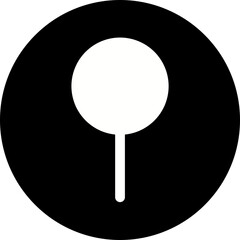 Happy birthday single vector icon