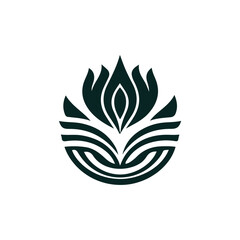 Leaf design Logo
