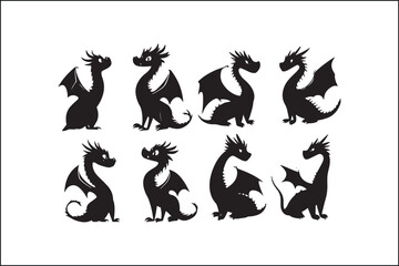 Dragon Silhouette SVG Bundle | Mythical Creature Vector Clipart for Cricut & Crafts

Fantasy Dragon Vector Set | Tribal & Flying Dragon Silhouettes | Digital Download

Epic Dragon SVG Pack | Tattoo St