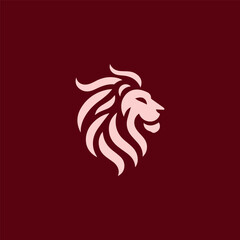 Fire lion head logo © Fajarhidayah11