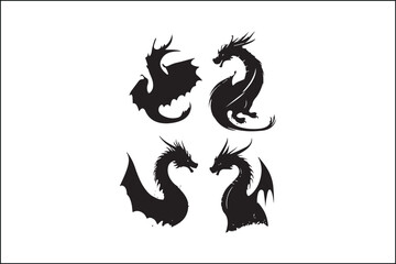 Dragon Silhouette Vector | Mythical Creature SVG | Fire-Breathing Dragon Clipart

Flying Dragon SVG | Fantasy Dragon Silhouette | Medieval Creature Vector

Dragon Head Silhouette SVG | Fierce Dragon V