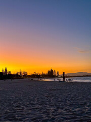 Fototapeta premium sunset on beach