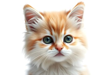 Cute orange cat and grey cat, very cute animal in the world.