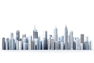 Obraz premium city, panorama, 3d illustration