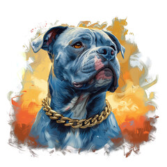 Transparent file |  Pitbull with Gold Chain | Dog with gold chain | Google Pitbull | Gold chain Pitbull | Pitbull Gold Chain | SVG Pit