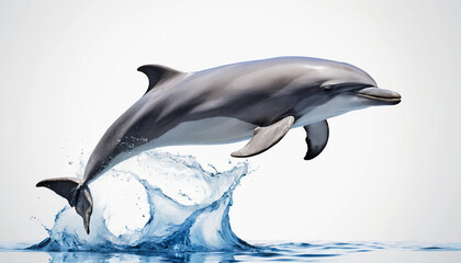 Aquarius zodiac, January 20 to February 18. A dolphin symbolizing the Aquarius zodiac. Suitable for marketing or business purposes. Panoramic banner with place for text