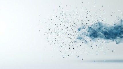 Fototapeta premium A blue and white background with a lot of dots