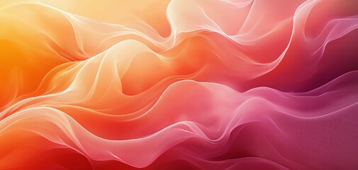 Obraz premium Colorful Abstract Layered Wave Pattern