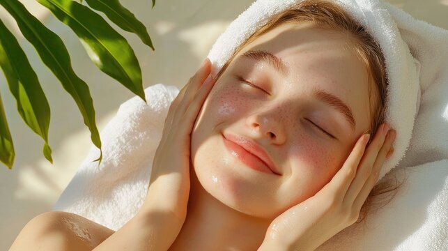 Experience a rejuvenating acne-focused skincare session in a clean clinic with soft lighting
