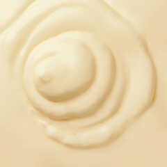 Mayonnaise textured background. Sour Cream, Fresh Yogurt texture. Mayonaise sauce or salad dressing...