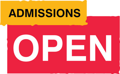 Admission open tag abstract for social media template with mega school college education offer banner tag deal discpunt 