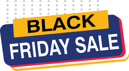 Black Friday Sale tag special offer banner super deal sign element yellow, black, abstract set creative