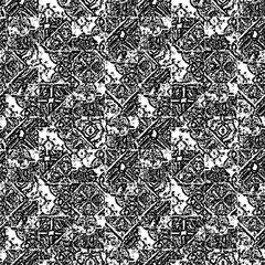 seamless abstract pattern digital illustration wrapping paper with graphic chaotic oriental hand drown colorful elements watercolor paint snowflakes fabric design print winter style