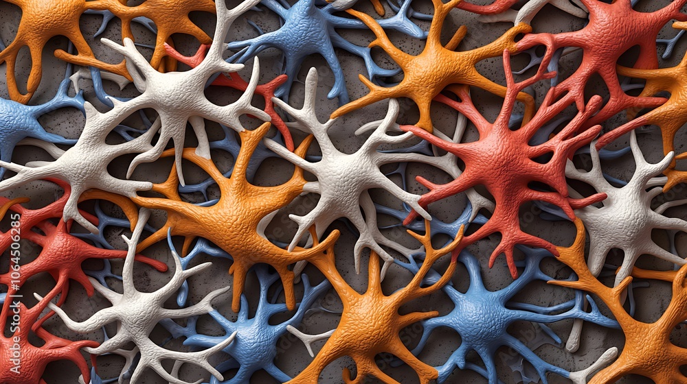 Poster explore the intriguing world of neurons and their complex interactions in the brain