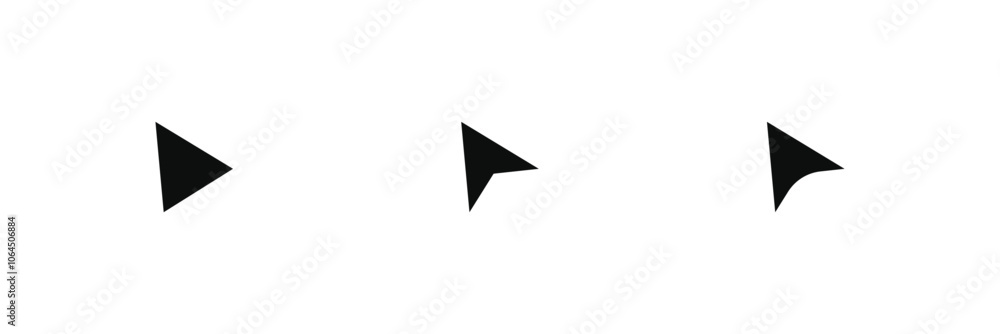 Poster mouse cursor click icon