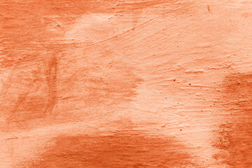 Grunge lush lava concrete background. Textured plaster wall. Creative backdrop for your design. Color of the year 2025 concept. Top view, layout for design. Surface with peeling shabby pattern.