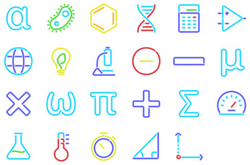 Set of Science icons