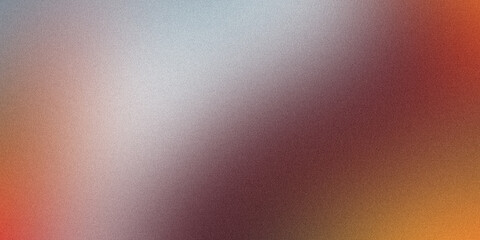 Abstract gradient blue, red, orange and yellow texture noise background for poster banner