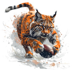Transparent File |  Bobcat | Football | Bobcat DTF | No background |  PNG, Go Bobcats l Bobcats Football |  Bobcats SVG | Bobcat Mascot |