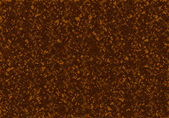 Blurred geometric lines pattern on orange background, map, camouflage