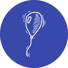 Happy birthday single vector icon