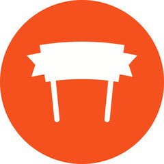 Happy birthday single vector icon