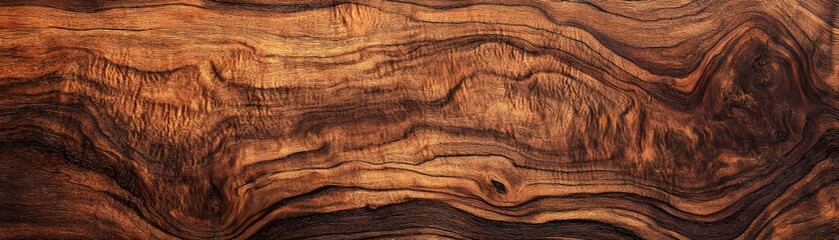 Fototapeta premium Close-up of Richly-Colored and Textured Wooden Grain