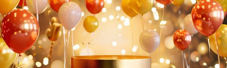 christmas decorations with ballon
