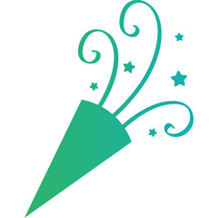 Happy birthday single vector icon