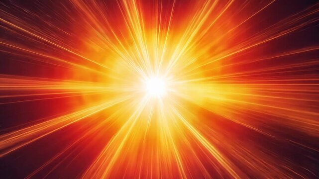 Explosion of Warmth: Abstract Fiery Background