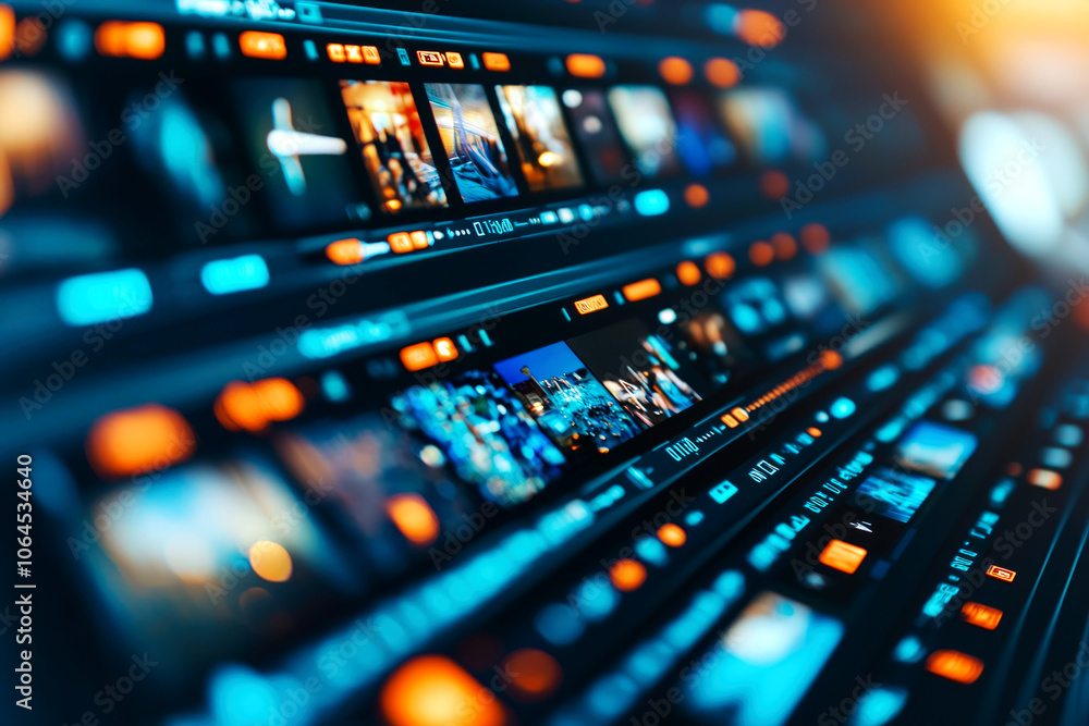 Poster ai-enhanced video editing software creating dynamic transitions and effects automatically, ai video 