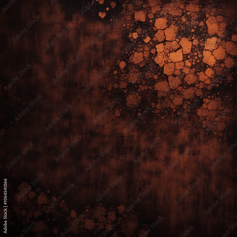 Poster explore the intriguing patterns and textures of rusty metal surfaces in modern design concepts