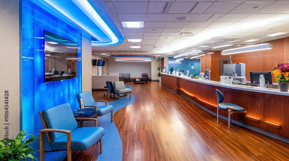 Aufkleber explore a cutting-edge healthcare facility featuring advanced technology and innovative design for e