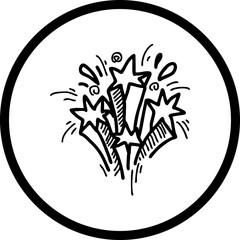 Happy birthday single vector icon