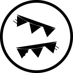 Happy birthday single vector icon