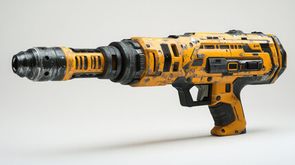 Hand drill, white background